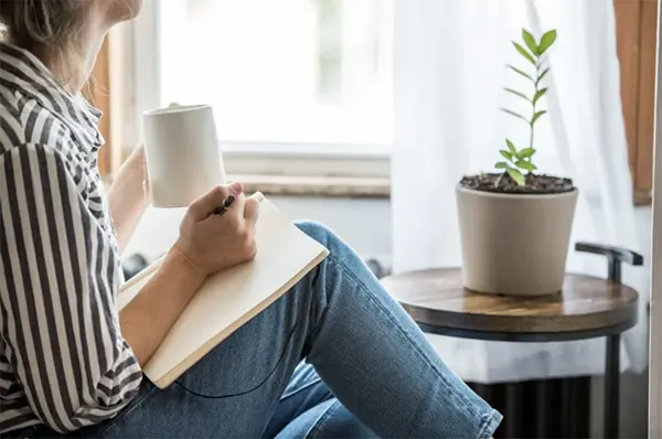 University of Minnesota Student Studying in Her Apartment
