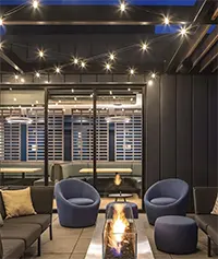 Indoor/Outdoor Resident Space Designed for College Students