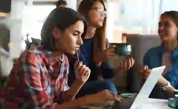 University of Minnesota Students Working on Group Project