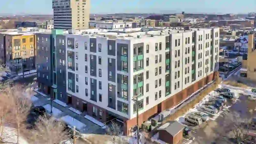 UNCOMMON Dinkytown in Winter with Snow